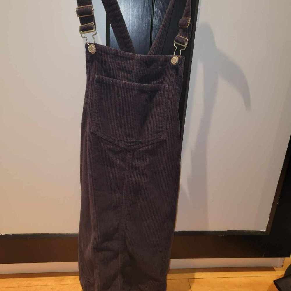 navy blue over all dress size 8